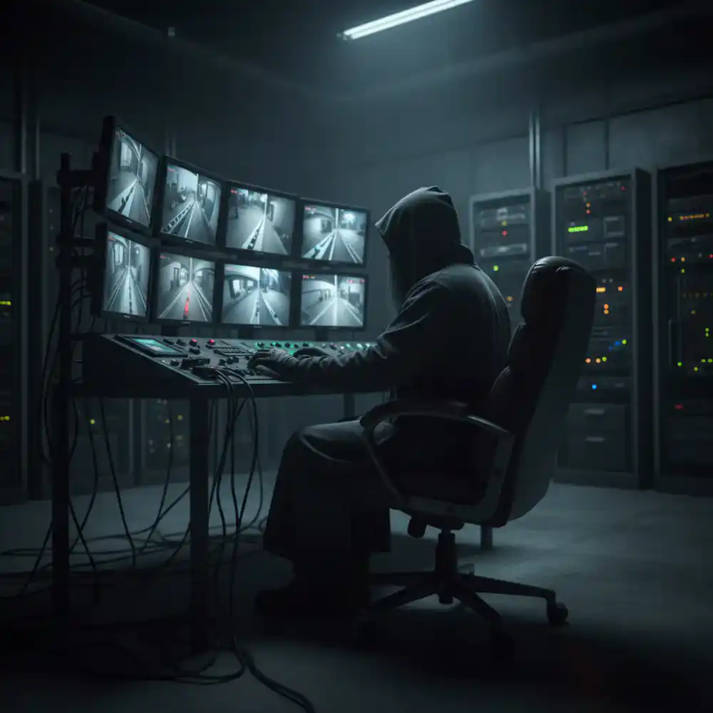 Game Master observing cameras