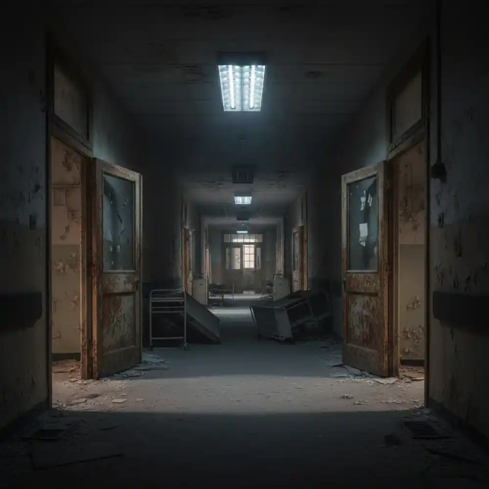 Abandoned medical facility